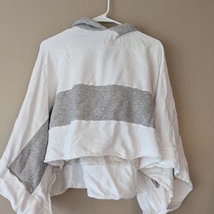 Free People Never Say Never Hooded Poncho Size XS/S